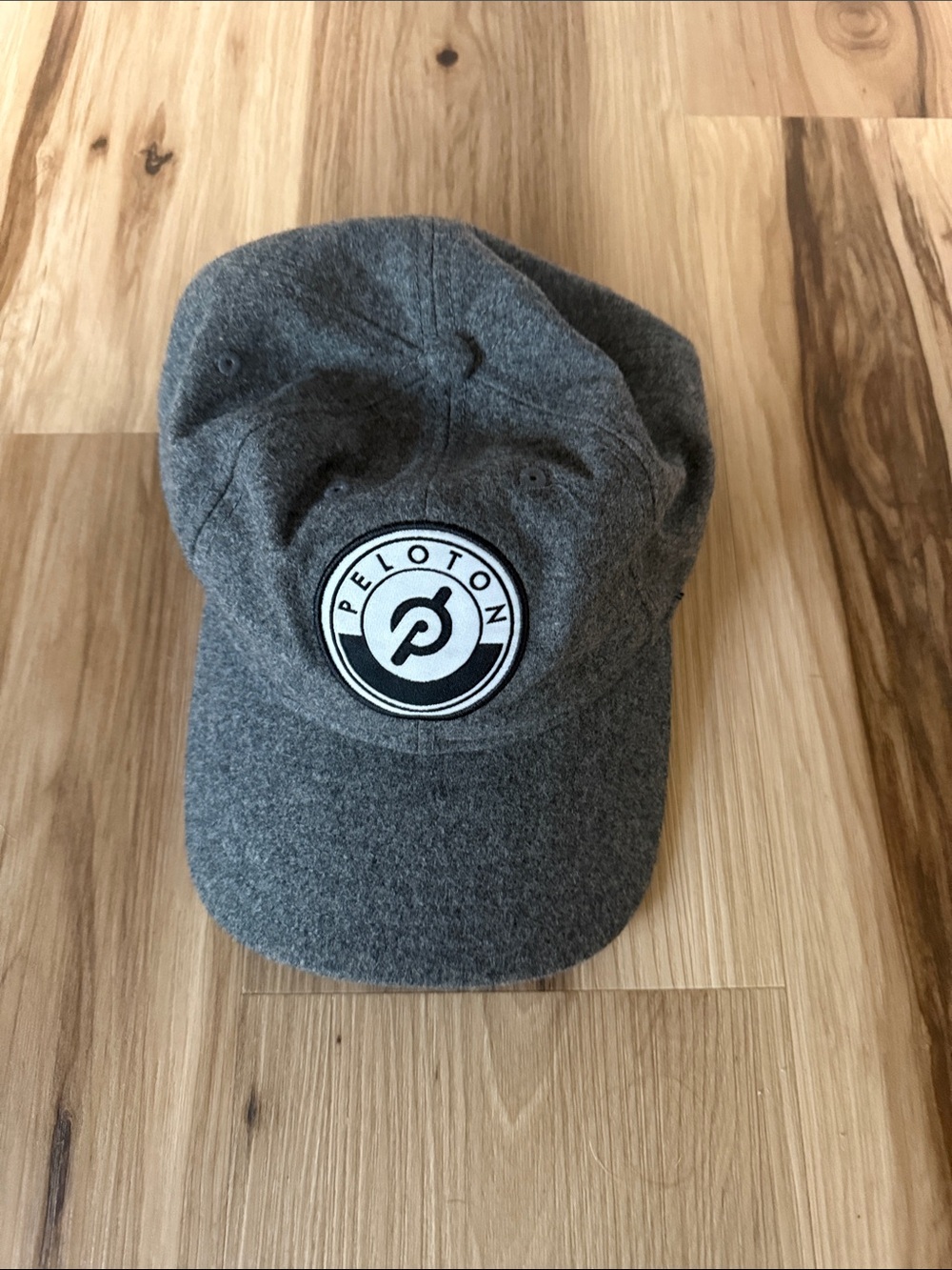 Peloton Gray Baseball Cap with Circular Logo Patch